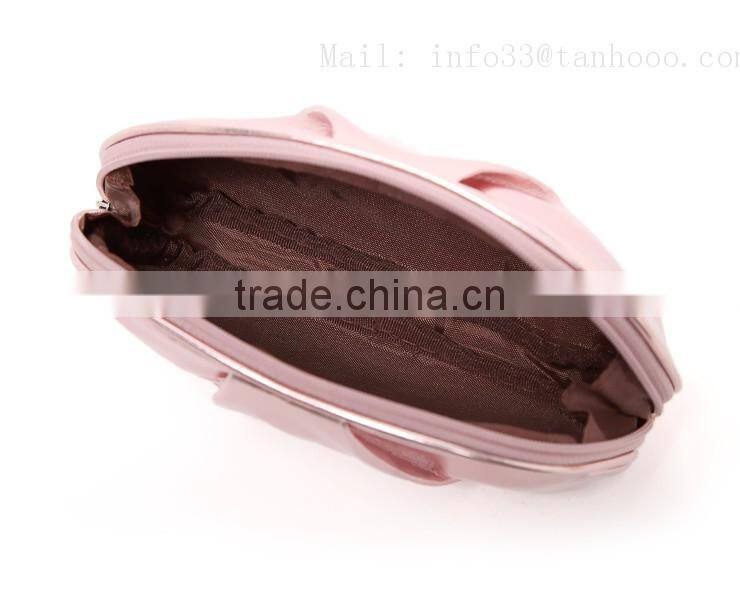 TANHOOO personalized cosmetic bags pink bulk cosmetic bags production Emboss or Printing
