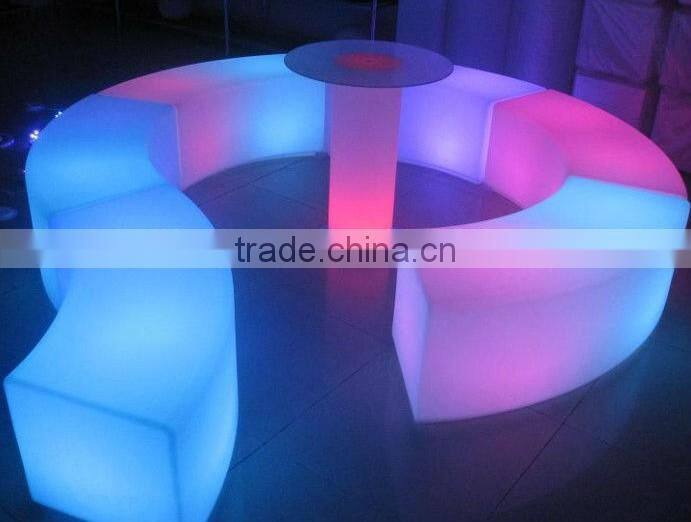 outdoor furniture/plastic glow furniture set