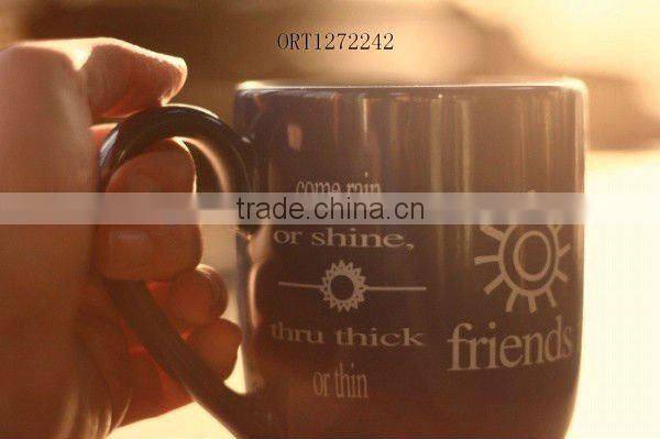 Handmade ceramic mug with Spoon wholesale