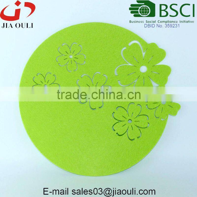 Colorful decorative cheap felt placemat
