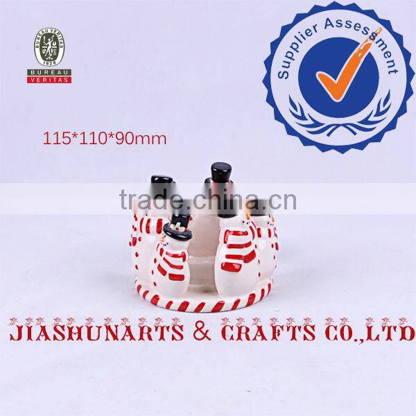 Snowman Ceramic Homemade Christmas Ornaments