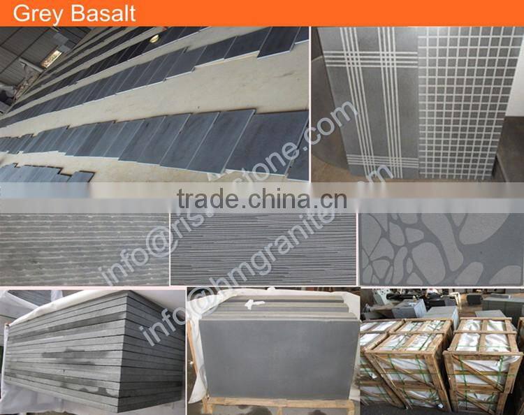 Wholesale Grey basalt,andesite,lava stone with honed surface