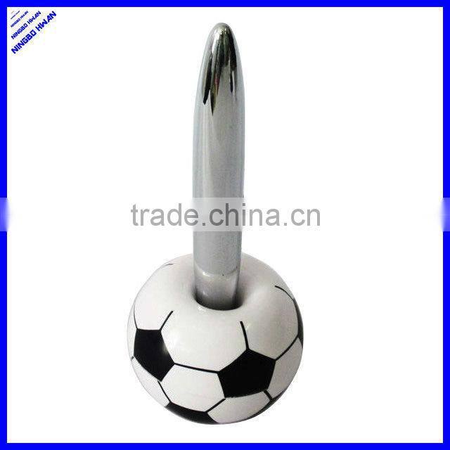 Novelty floating desktop pen with magnetic base