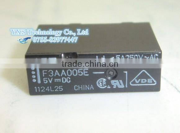 F3AA005E DC5V 5A 250V~AC 5A30VDC relay 4Pin 20.3*7*15mm FT relay In stock~