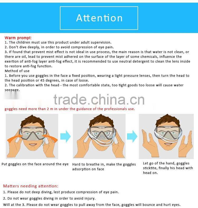 Black Low voulme, four windown diving masks, diving goggles and professional diving glasses(MK-701)