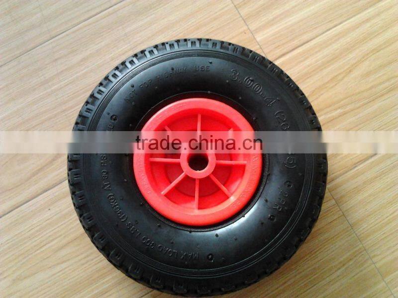 260x85mm pneumatic wheel 3.00-4 with plastic rim