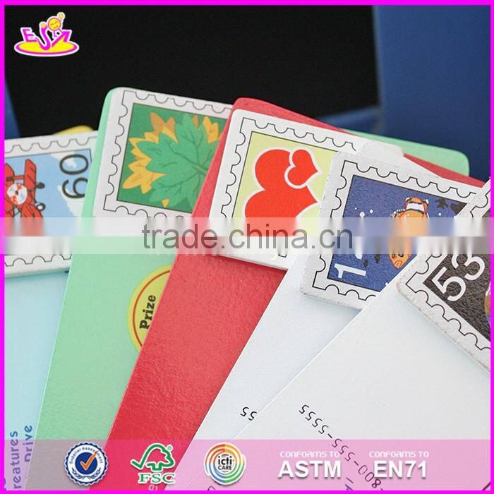 Best design educational toys wooden mail box toy for kids W10D122-S