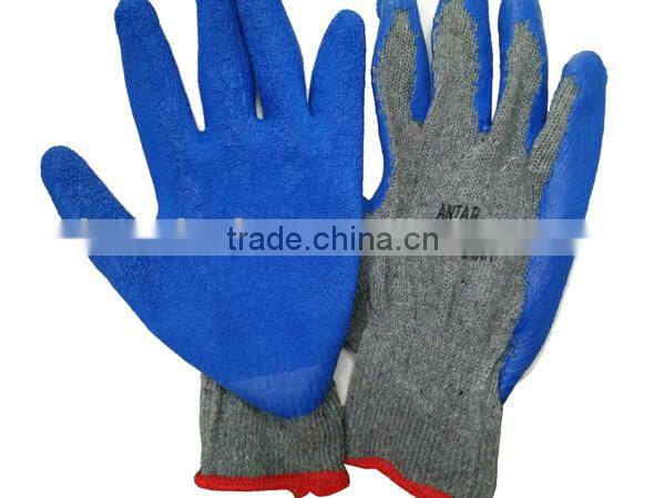 10 Gauge Latex Coated Gloves Work Gloves Grey Gloves