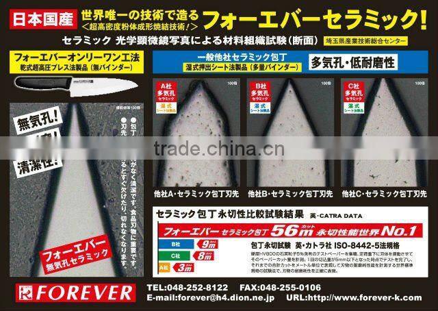 Japanese Ceramic Kitchen Knife Santoku knives made in Japan