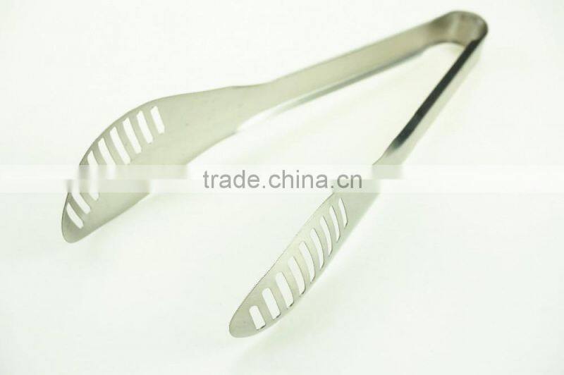 39008 New Stainless Steel Kitchen Tongs Noodles tongs salad Tongs Ice Tongs