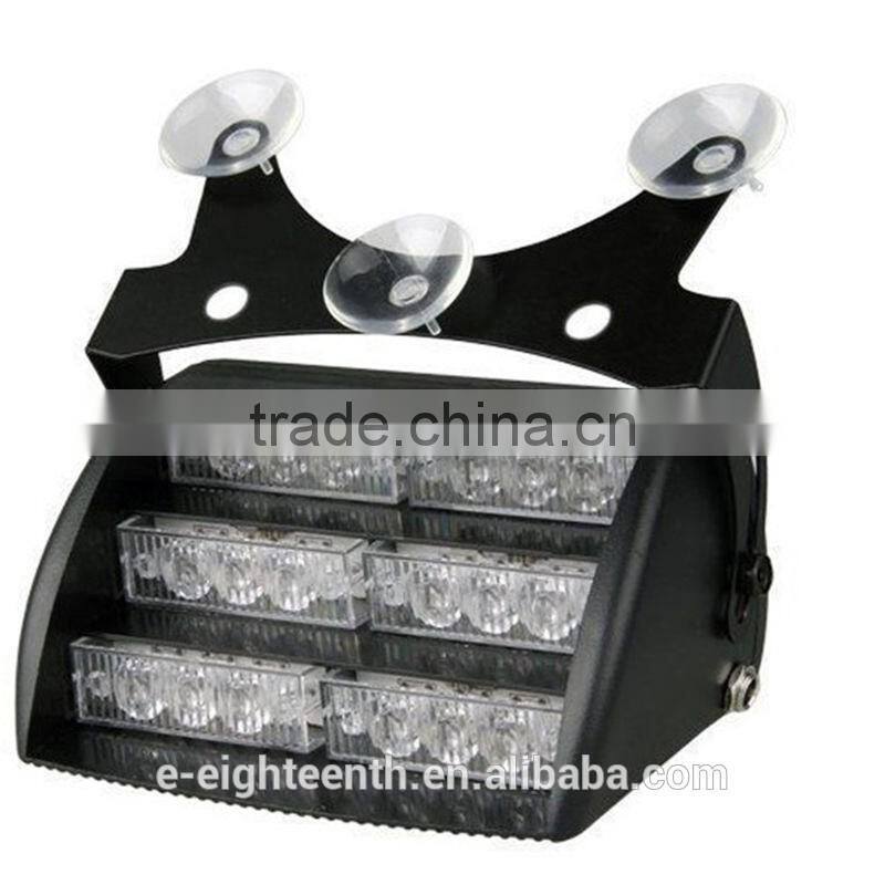 2016 new Bars 12V 18 LED Emergency Vehicle Car Windshield Strobe Light