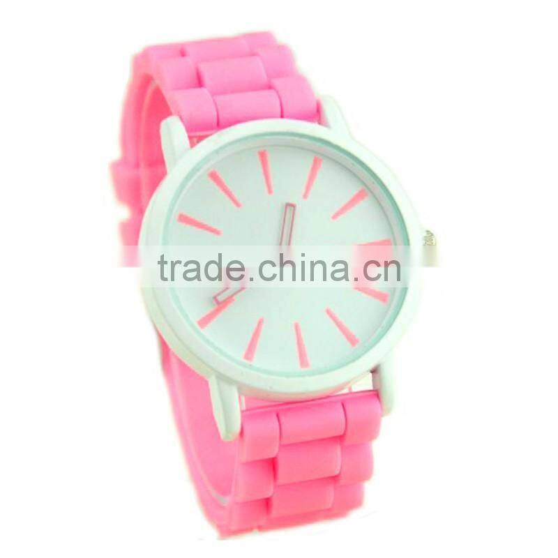 multi-color sport watch soft band sexy lady female wrist watch beautiful silicone women's watch
