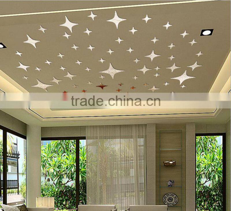 Collocation photo wall stickers,Art mirror starshine wall stickers,Three-dimensional decorative mirror wall stickers