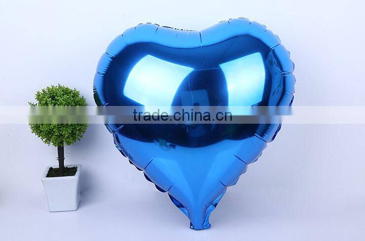 Metallic Heart shape helium Inflatable Foil Balloons party Decoration Foil Balloons wholesale