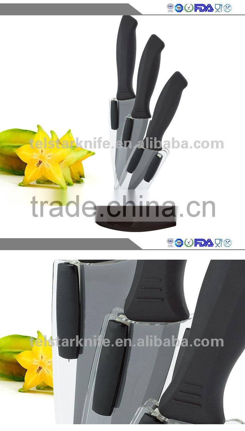 Environmental health manufacturers selling multi-functional kitchen ware black zirconia ceramic knives