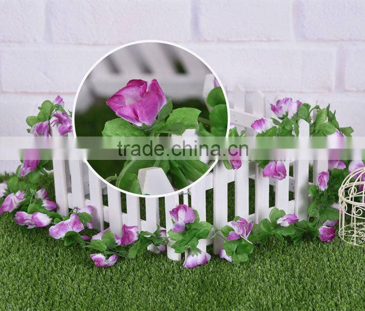 artificial hanging vine plant silk leaf garland