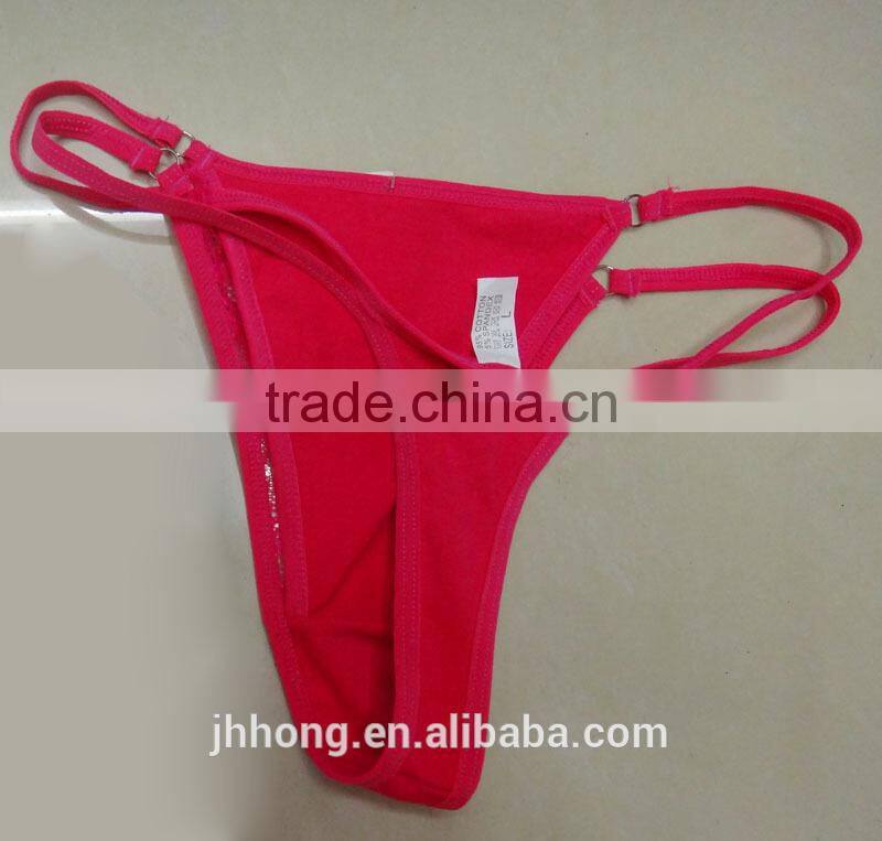 Sexy ladies in V shape open panties