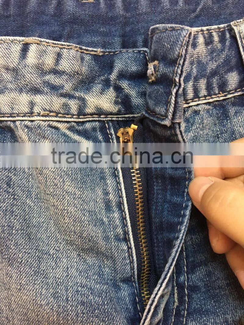 GZY latest summer high waist women denim shorts