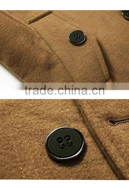 The newest fashion men tweed coat with hood