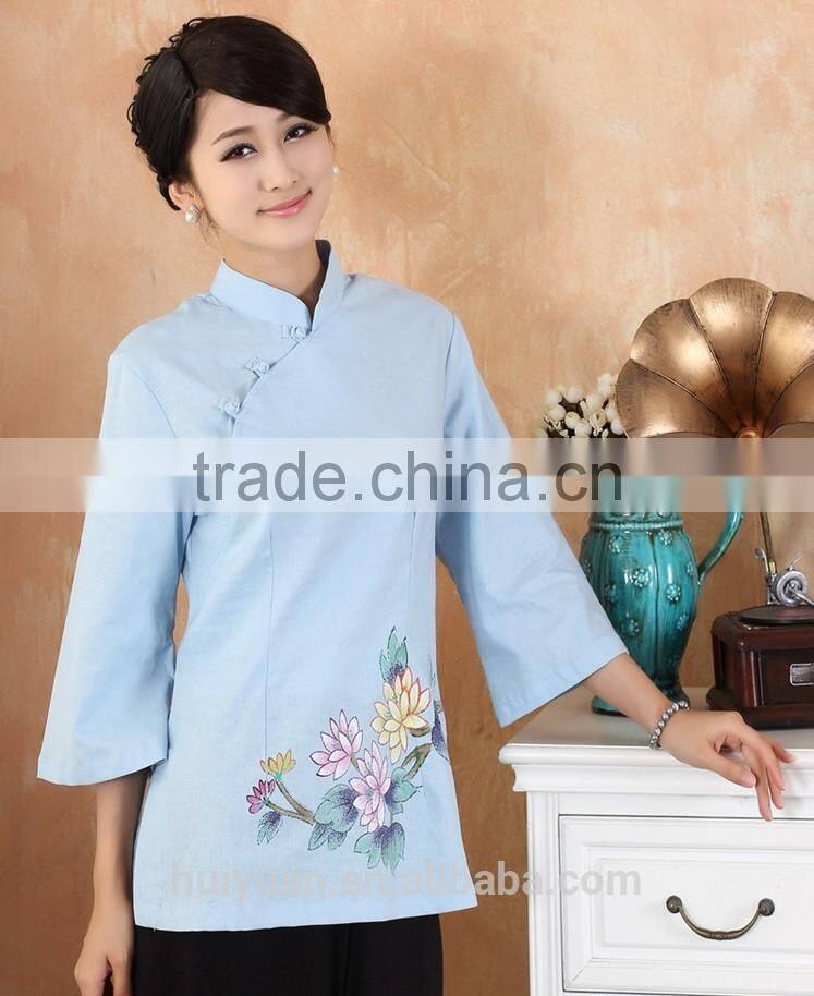 Newest Design Chinese Traditional Uniform Hotel Front Office