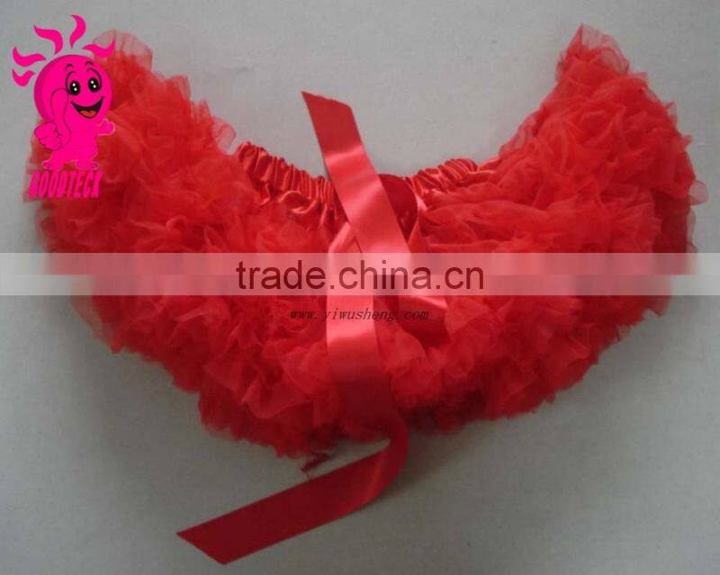 2016 Red Pettiskirt With Bowknot,Girl's Pettiskirts Kids Pettiskirts