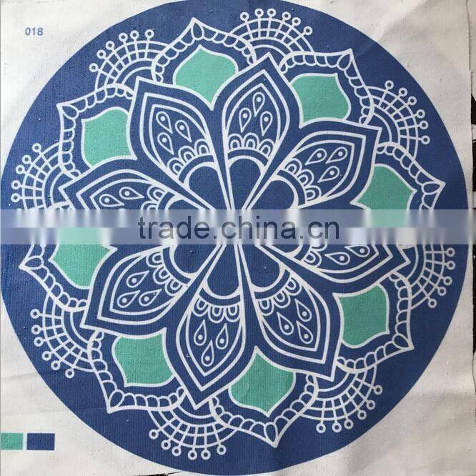 2017 New fashion 150cm microfiber customized printed roundies beach towel