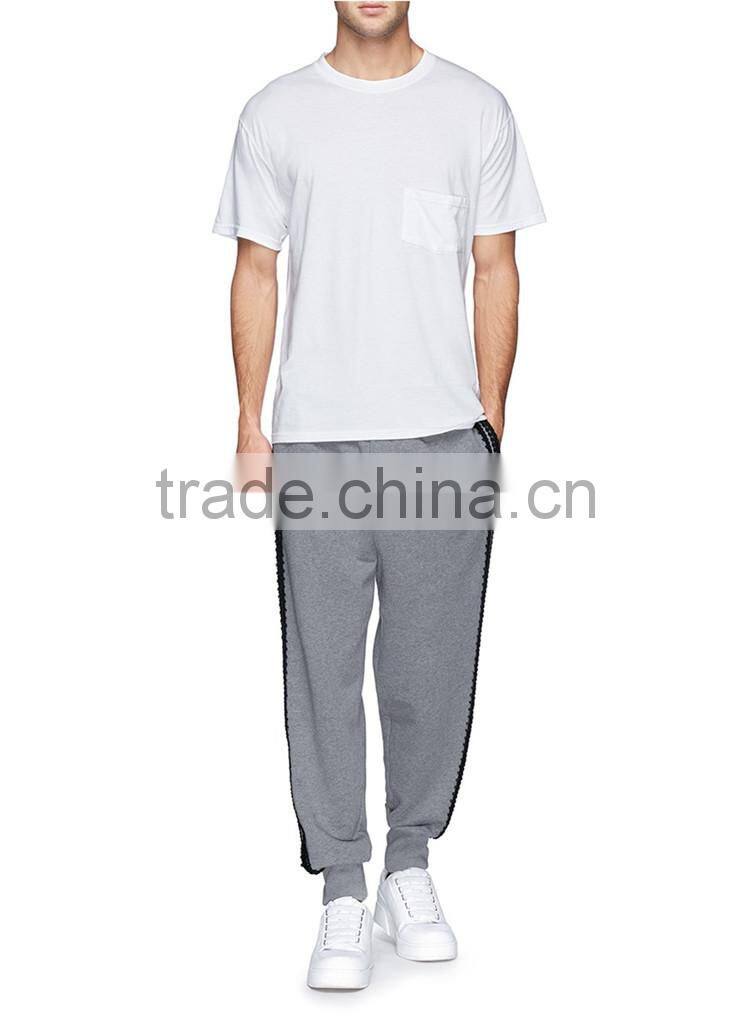 Men casual sport sweat pants cotton pencil pants jogging trousers