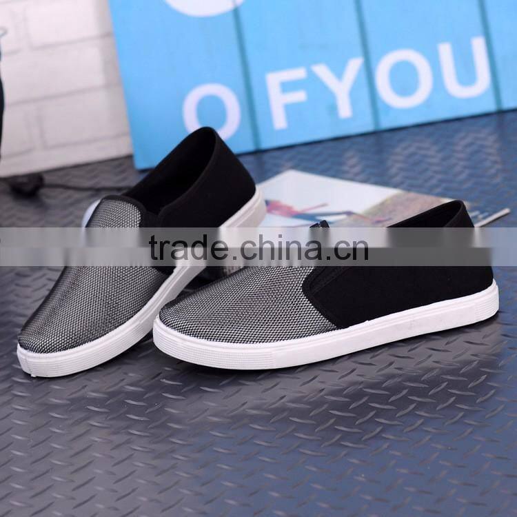 Hot selling lastest comfortable slip-on mesh men shoes casual sneakers