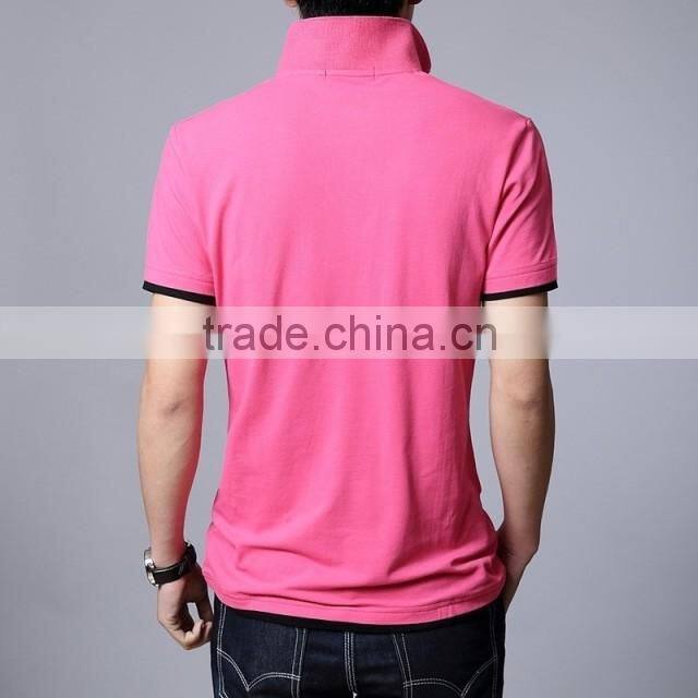 Wholesale fashion short sleeve polo shirt for man factory price 2016