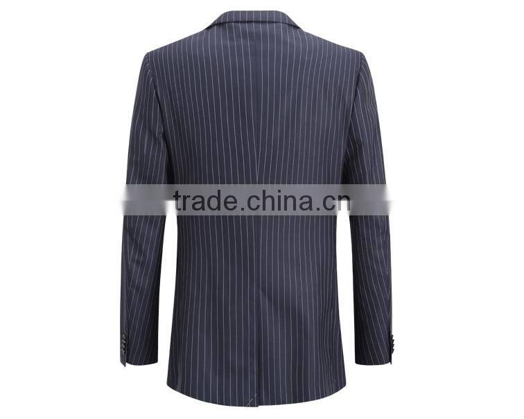 Custom Design New Style Men Suit And Low Price Stripped Arrow Lapel 2 Button Formal Suits
