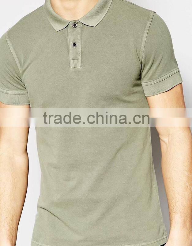 muscle polo shirt in fashionable design for man