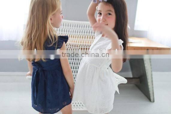 Cotton Floral Embroidered Summer Frock Designs Mom And Daughter Dress Matching