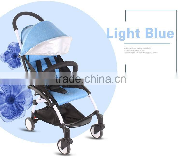 China manufacutured aluminium alloy light baby stroller