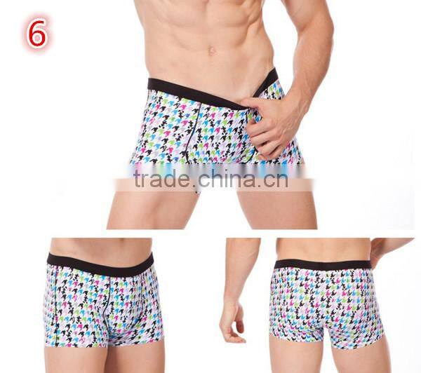 Hot sale new design many colors for choice boxer briefs alibaba suppliers men pringting underwear
