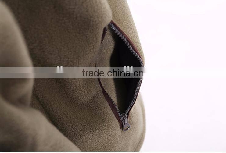 Unisex Cheap Plain windproof Fleece Jacket