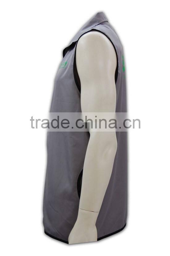 China manufactory high quality latest zip multi pocket workwear vest
