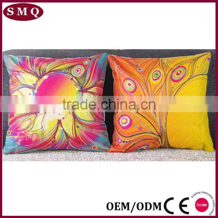 cheap reversible home decorative car seat cushion pillow