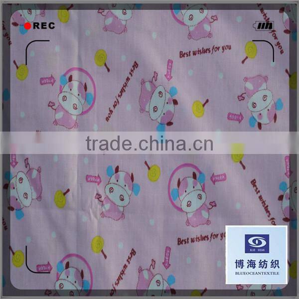dyed ground print cotton/polyester fabric cvc 60/40