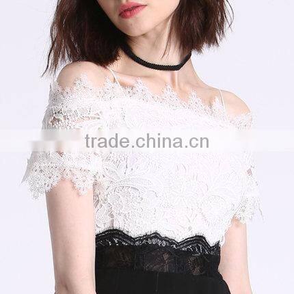 Factory customized Unique One Shoulder Sexy High Grade Lace Stitching Elegant Fringed Design Pertty Party Dress