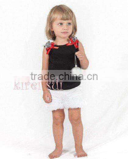 White Ruffles Bottom Pettishorts Panties TS7