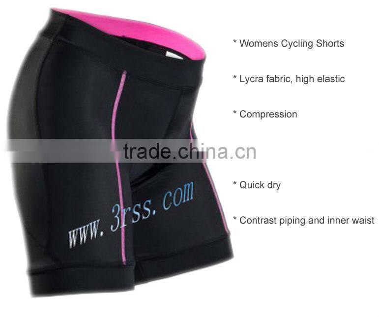 womens padded cycling shorts/athletic shorts
