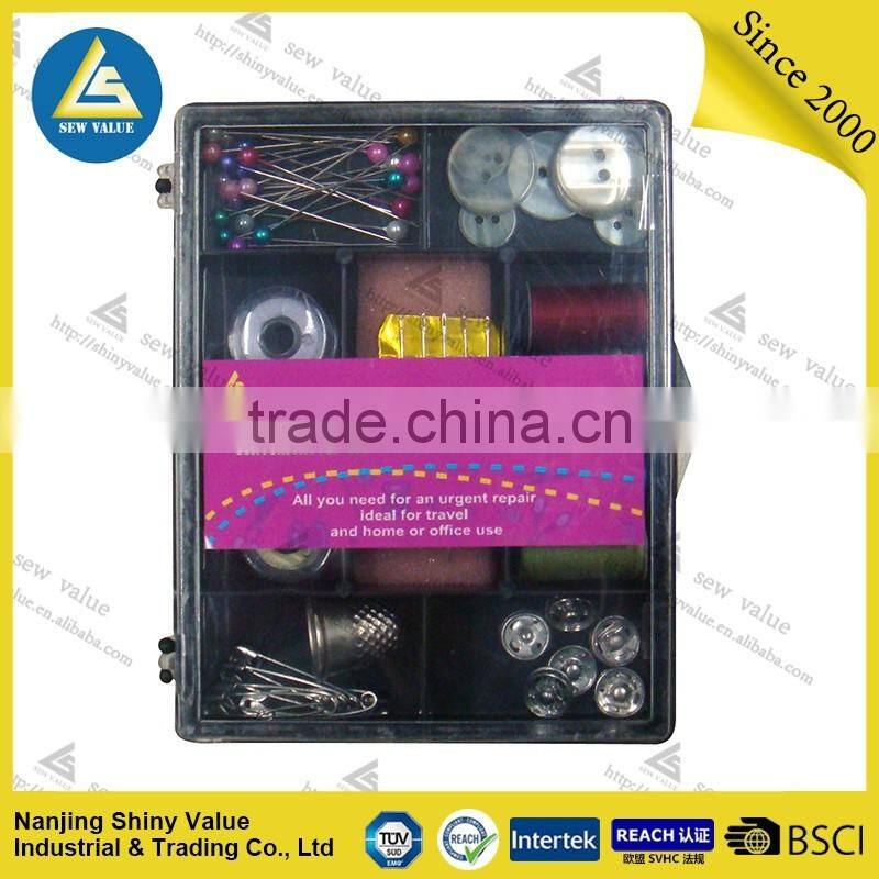 2016 hot selling type sewing kit supplies sewing kit tool box