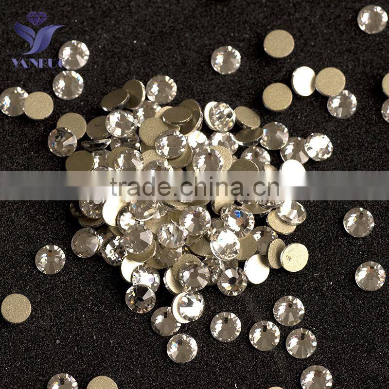 Discount rhinestone nails suppliers' hot sale crystal flat back rhinestones non hotfix