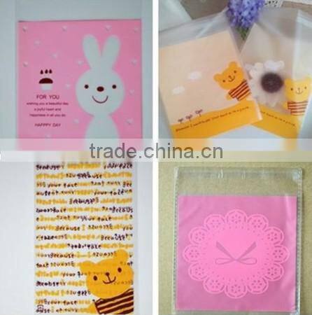 Cute Plastic Gift Bags Bakery Biscuit Cookie Candy Bags