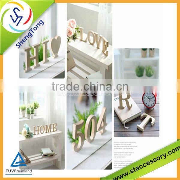 wholesale cheap wood letter alphabet room decor embellishment art