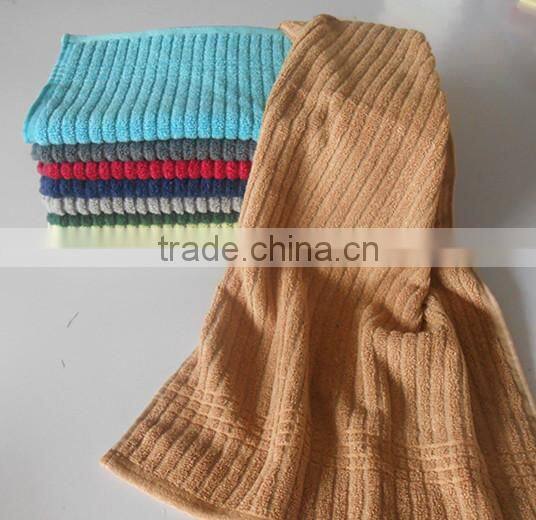 100% Bamboo bath towel--solid color untwisted soft high absorbent towels
