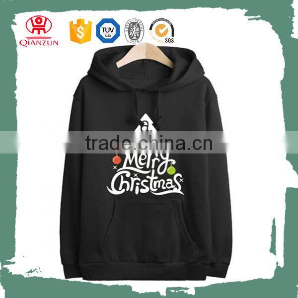 Polar Christmas tree hoodies fleece pullover Merry Christmas letter sweatshirts