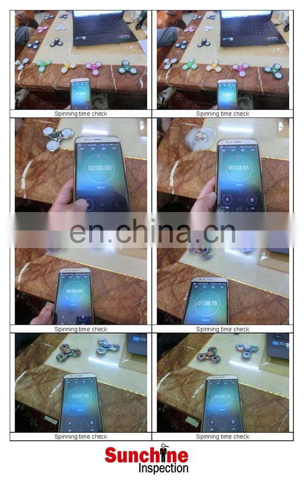Fidget Spinner Quality Inspection Service / Product Quality Control Inspection and Testing / Sample Inspection Report