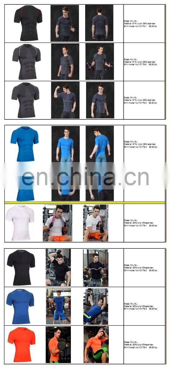 Wholesale Men's Long Sleeve T-Shirt Gym Fitness Wear Cool Dry Compression Top
