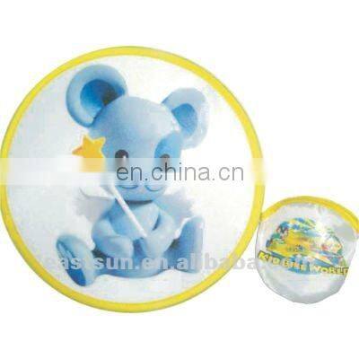 190T polyester folding frisbee outdoor sports frisbee